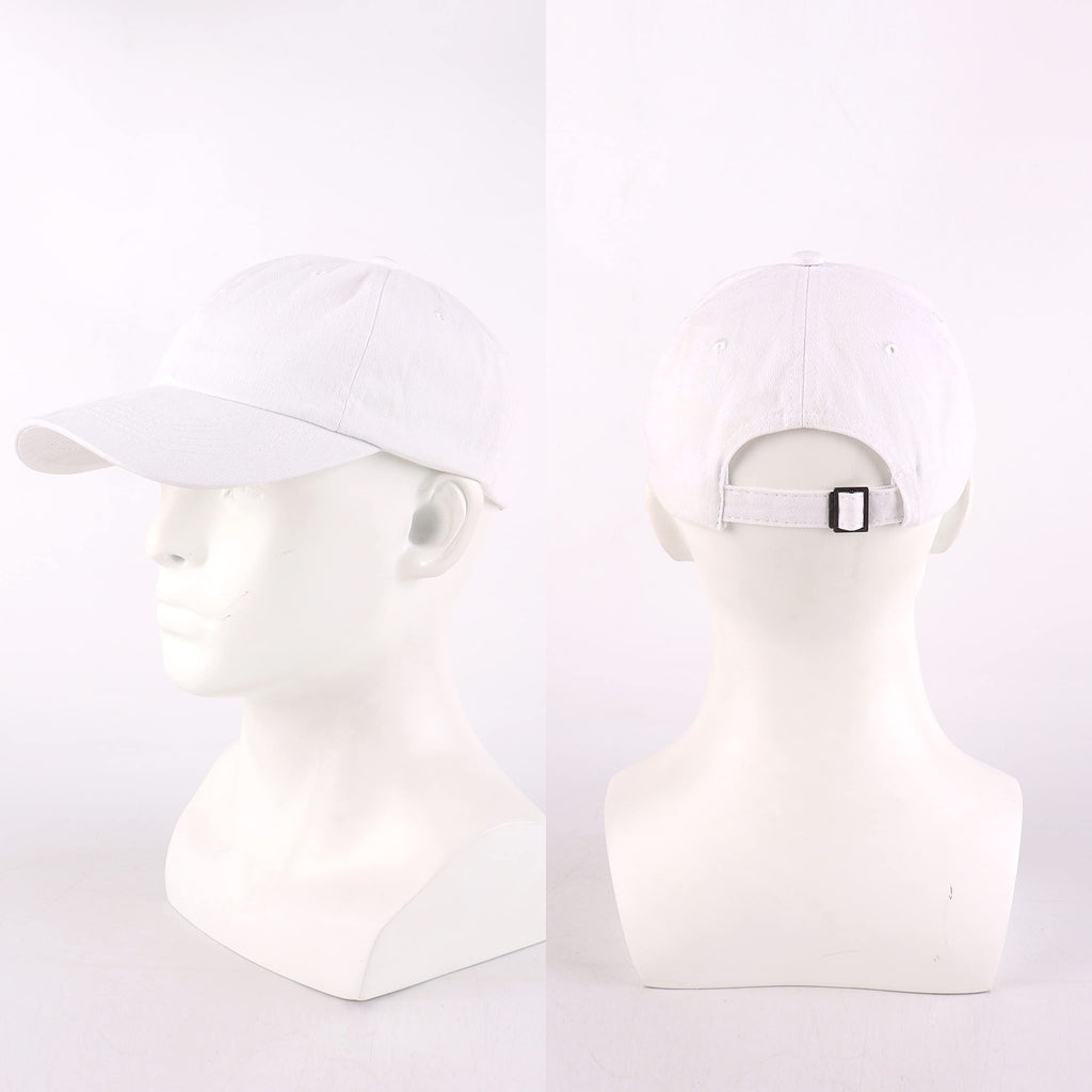 LANGZHEN Unisex Baseball Cap 100% Cotton Fits Men Women Washed Denim Adjustable Dad Hat