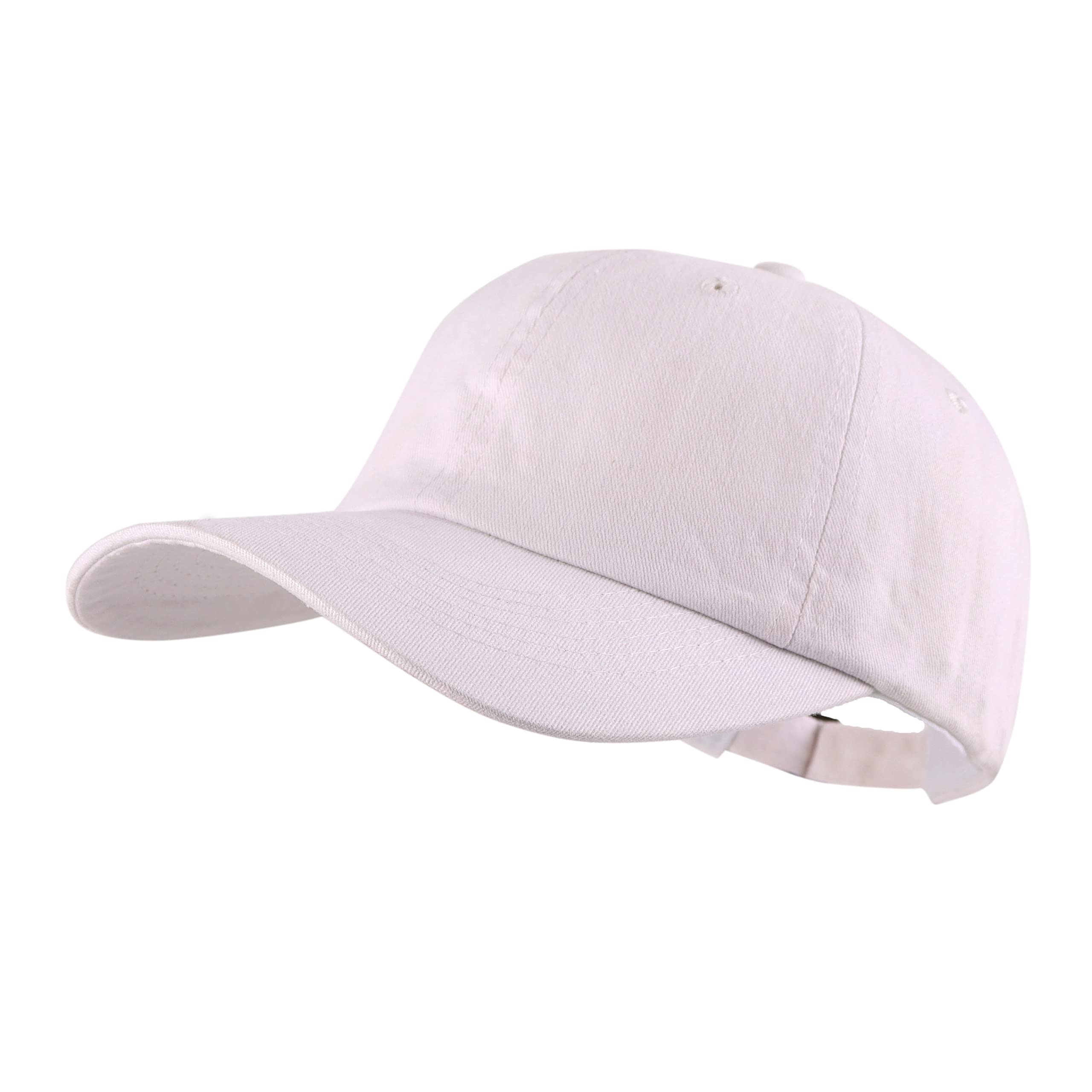 LANGZHEN Unisex Baseball Cap 100% Cotton Fits Men Women Washed Denim Adjustable Dad Hat