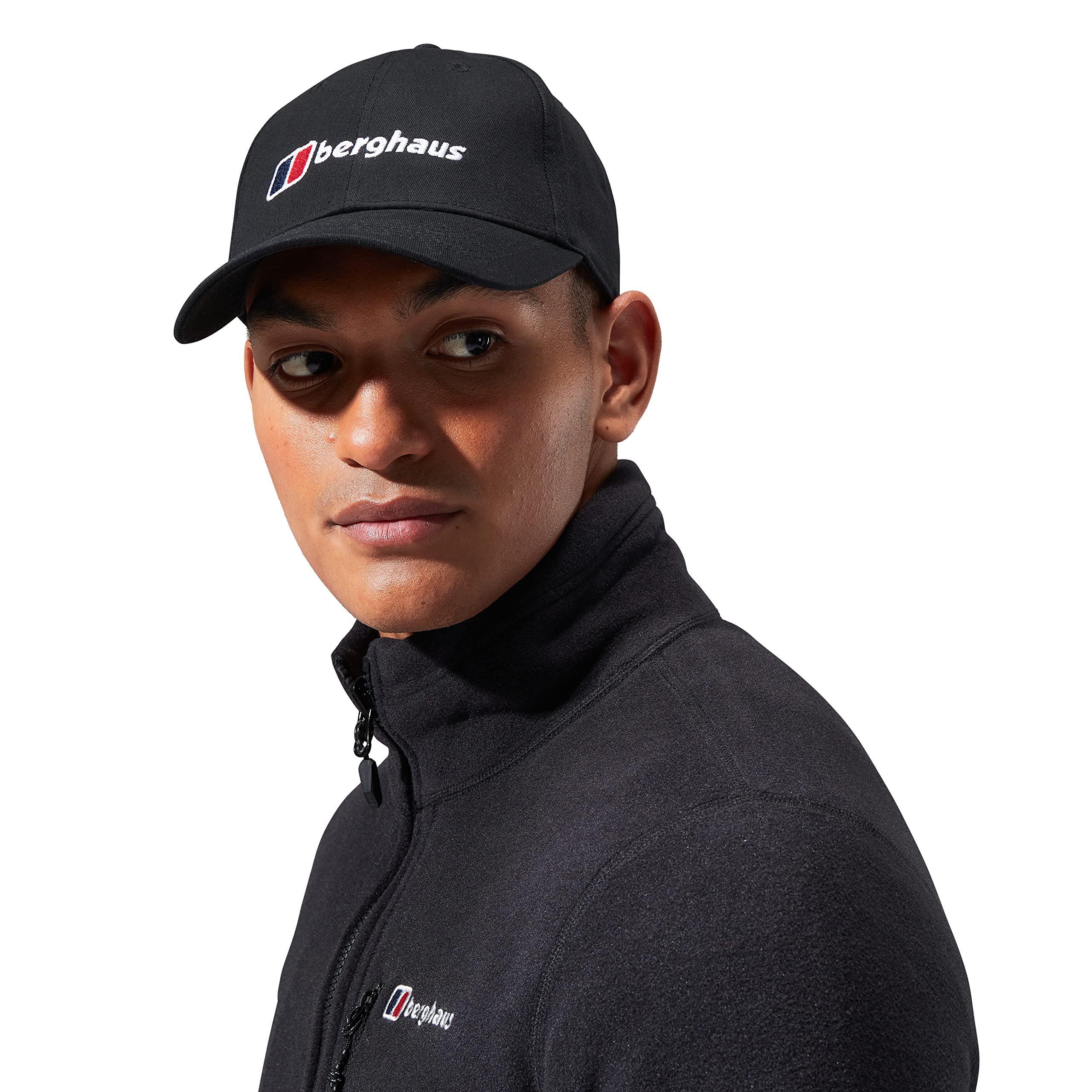 Berghaus Men's Logo Recognition Baseball Cap | Snap Adjuster, Grey, One Size